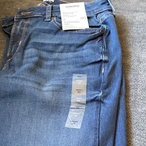 Sonoma Skinny Jeans in Dark Blue Wash
